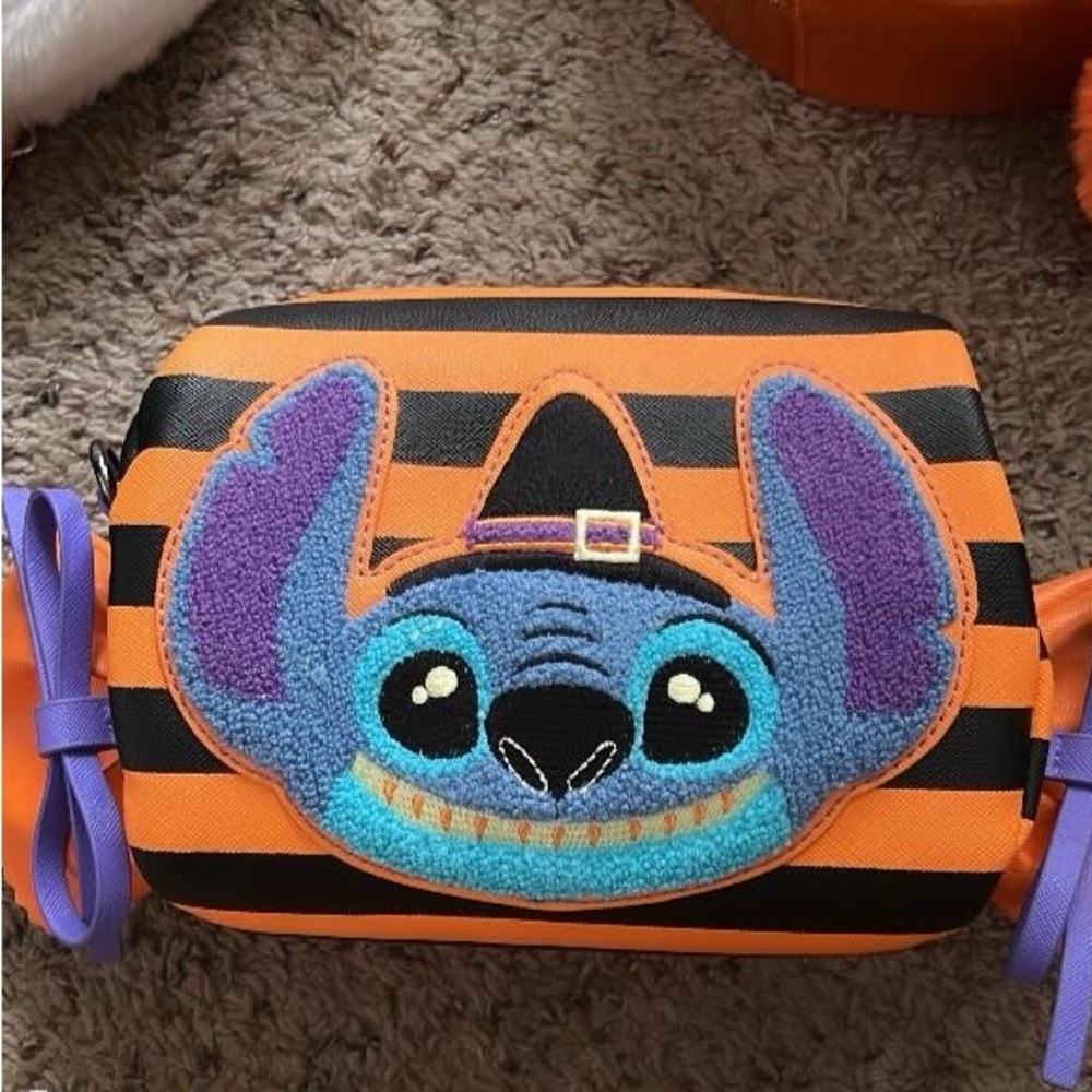 Loungefly Stitch Witch Crossbody Candy Halloween Loungefly Bag
